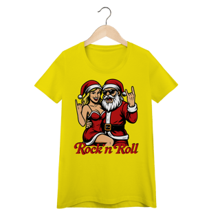 Nome do produto Baby Look Natal Modelo 1 - Rock and Roll