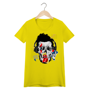 Nome do produto Baby Look Caveira - Modelo 3