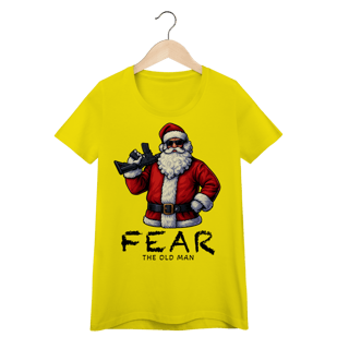 Nome do produto Baby Look Natal Modelo 3 - Fear The Old Man