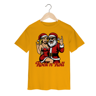 Nome do produto Camiseta Infantil Natal Modelo 1 - Rock and Roll