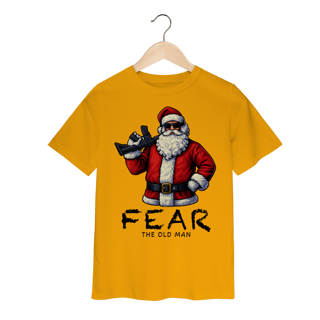 Nome do produto Camiseta Infantil Natal Modelo 3 - Fear The Old Man