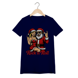 Nome do produto Baby Look Natal Modelo 1 - Rock and Roll