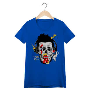 Nome do produto Baby Look Caveira - Modelo 3