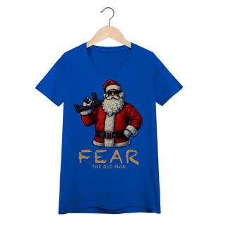 Nome do produto Baby Look Natal Modelo 3 - Fear The Old Man