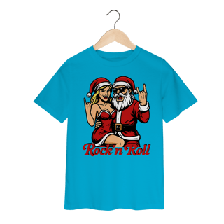 Nome do produto Camiseta Infantil Natal Modelo 1 - Rock and Roll