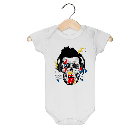 Body Bebê Caveira - Modelo 3