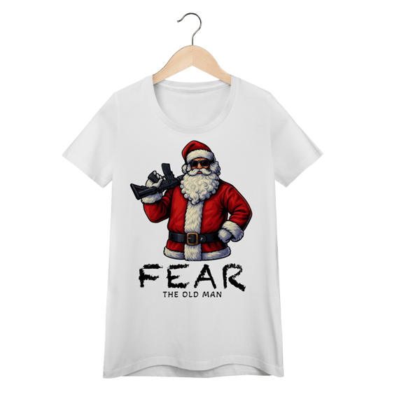 Baby Look Natal Modelo 3 - Fear The Old Man
