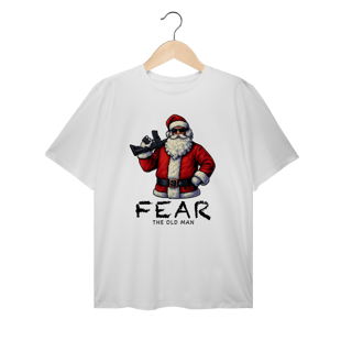 Nome do produto Camiseta Plus Size Natal Modelo 3 - Fear The Old Man