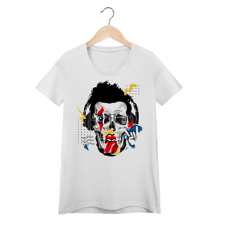 Nome do produto Baby Look Caveira - Modelo 3