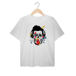 Nome do produto Camiseta Plus Size Caveira - Modelo 3