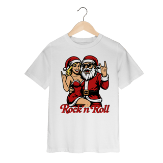 Nome do produto Camiseta Infantil Natal Modelo 1 - Rock and Roll
