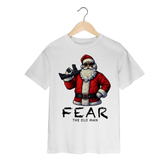 Nome do produto Camiseta Infantil Natal Modelo 3 - Fear The Old Man