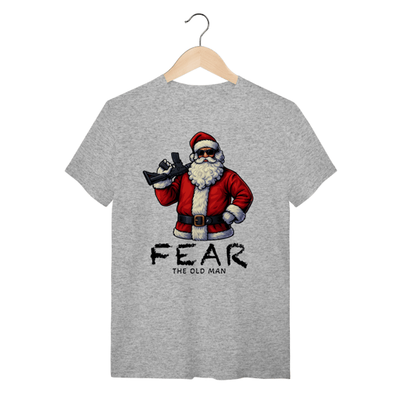 Camiseta Natal Modelo 3 - Fear The Old Man