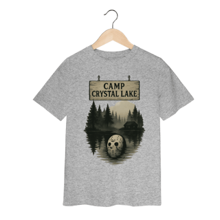 Nome do produto Camiseta Infantil Sexta-Feira 13 Modelo 1 - Crystal Lake