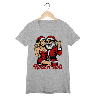 Nome do produto Baby Look Natal Modelo 1 - Rock and Roll