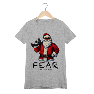 Nome do produto Baby Look Natal Modelo 3 - Fear The Old Man