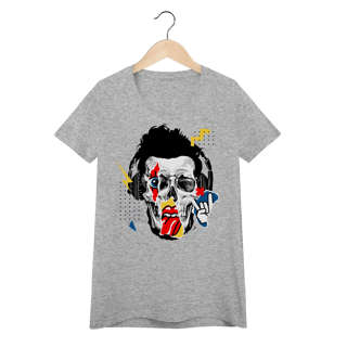 Nome do produto Baby Look Caveira - Modelo 3