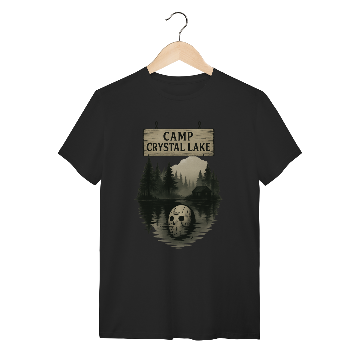 Nome do produto: Camiseta Sexta-Feira 13 Modelo 1 - Crystal Lake