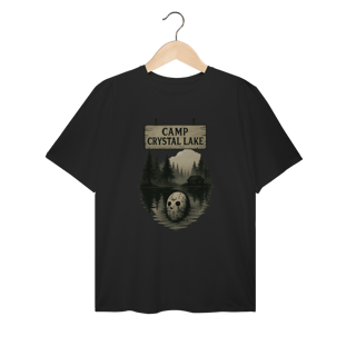 Camiseta Plus Size Sexta-Feira 13 Modelo 1 - Crystal Lake
