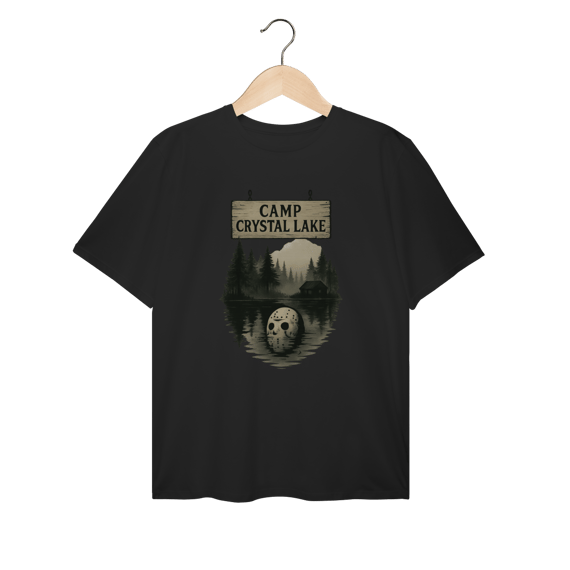 Camiseta Plus Size Sexta-Feira 13 Modelo 1 - Crystal Lake