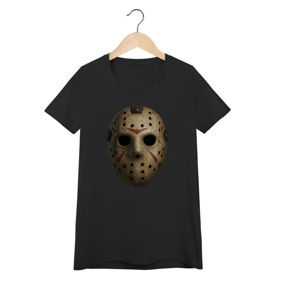 Baby Look Infantil Sexta-Feira 13 Modelo 2 - Máscara Jason