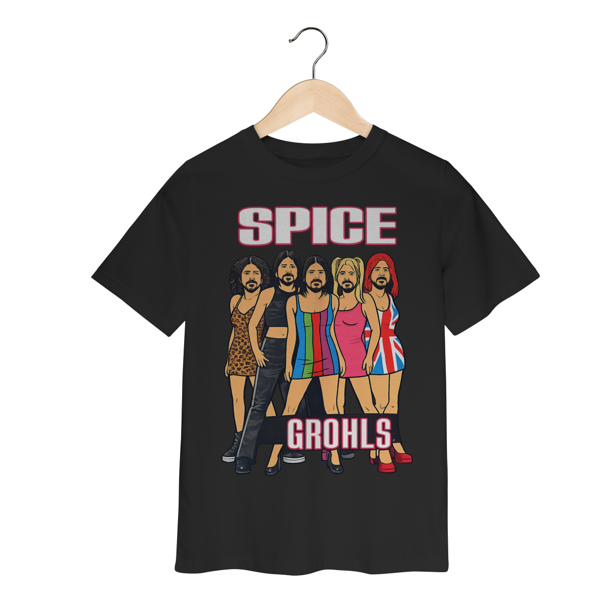 Nome do produto: Camiseta Infantil Spice Grohls