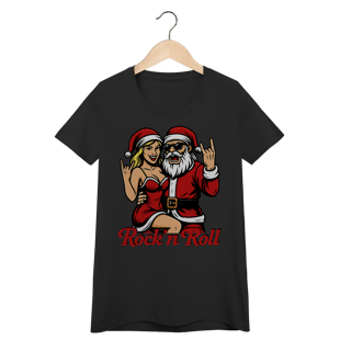 Nome do produto Baby Look Natal Modelo 1 - Rock and Roll