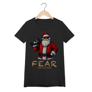 Nome do produto Baby Look Natal Modelo 3 - Fear The Old Man