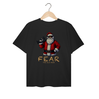 Nome do produto Camiseta Plus Size Natal Modelo 3 - Fear The Old Man