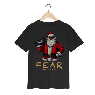 Nome do produto Camiseta Infantil Natal Modelo 3 - Fear The Old Man
