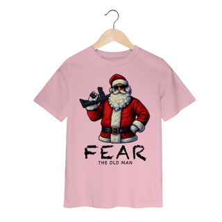 Nome do produto Camiseta Infantil Natal Modelo 3 - Fear The Old Man