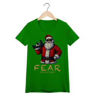 Nome do produto Baby Look Natal Modelo 3 - Fear The Old Man