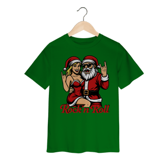 Nome do produto Camiseta Infantil Natal Modelo 1 - Rock and Roll