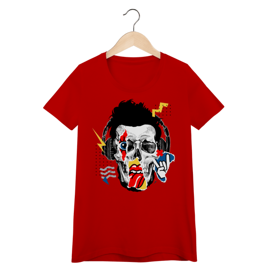 Baby Look Caveira - Modelo 3