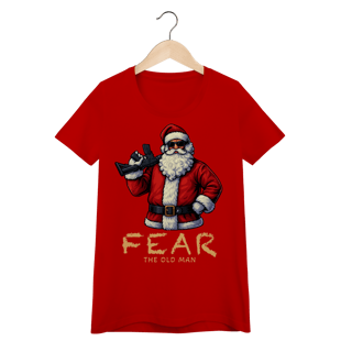 Nome do produto Baby Look Natal Modelo 3 - Fear The Old Man