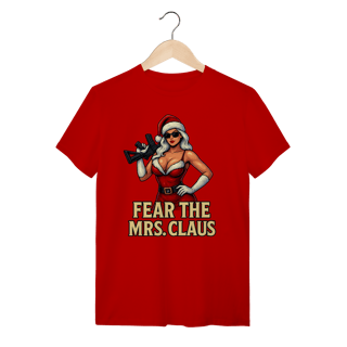Nome do produto Camiseta Natal Modelo 2 - Fear The Mrs. Claus