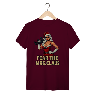 Nome do produto Camiseta Natal Modelo 2 - Fear The Mrs. Claus