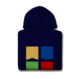 Nome do produto Moletom Prime Canguru Eu Amo Arraiá - Flags