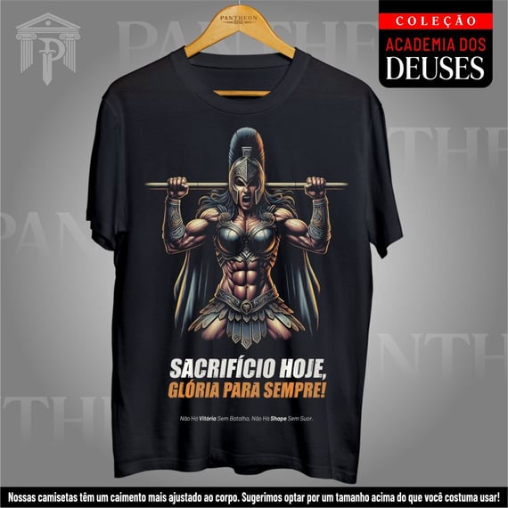 Camiseta Unissex - Atena Glória para Sempre