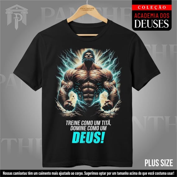 Plus Size Unissex - Domine como um Deus!