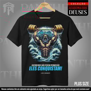 Plus Size Unissex - Poseidon conquistador!