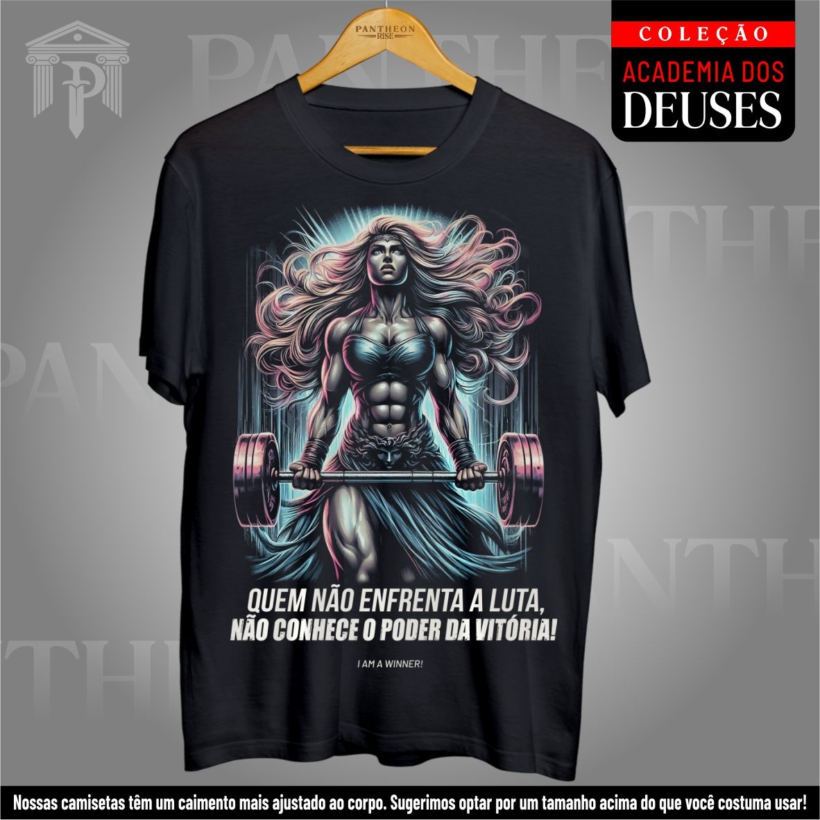 Nome do produto: Camiseta Unissex - Poder da Vitória!