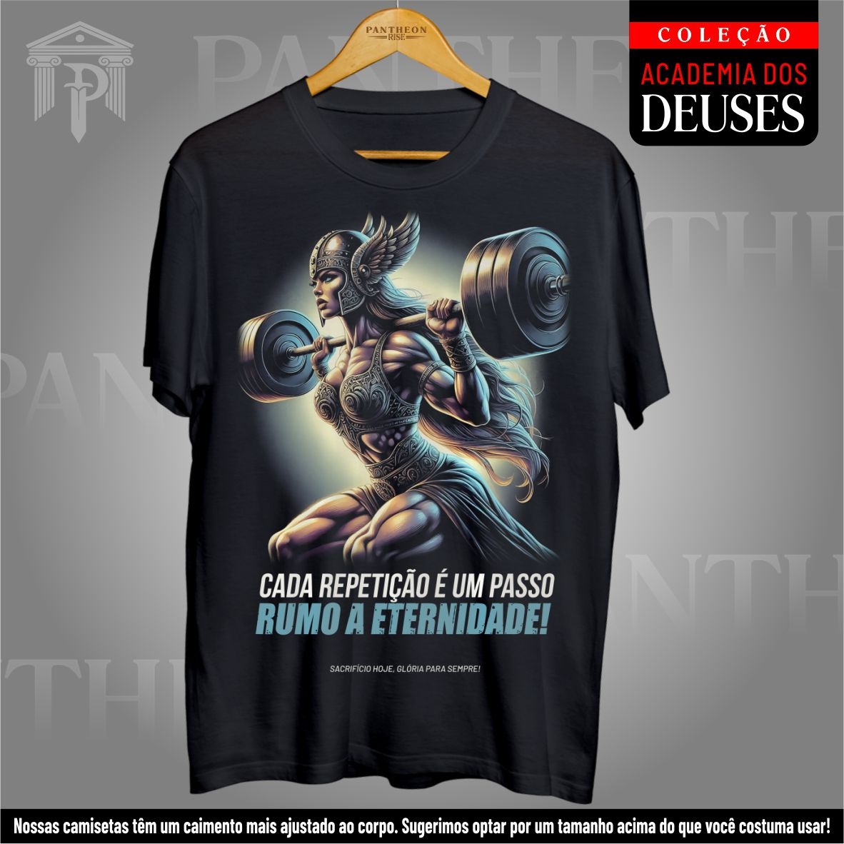 Nome do produto: Camiseta Unissex - Valquíria Rumo a Eternidade!