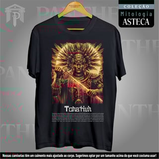 Camiseta Unissex - Deus Tonatiuh (Mitologia Asteca)