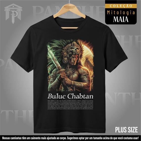 Plus Size Unissex - Deus Buluc Chabtan (Mitologia Maia)