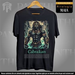 Camiseta Unissex - Deus Cabrakan (Mitologia Maia)