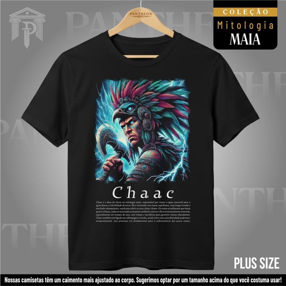 Plus Size Unissex - Deus Chaac (Mitologia Maia)
