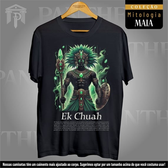 Camiseta Unissex - Deus Ek Chuah (Mitologia Maia)