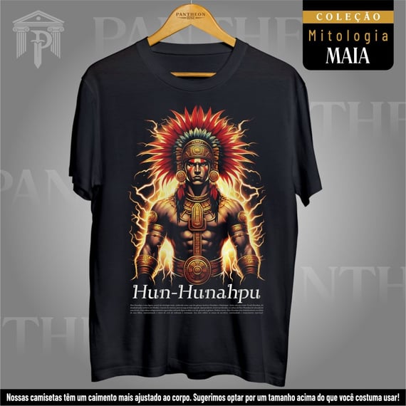 Camiseta Unissex - Deus Hun-Hunahpu (Mitologia Maia)