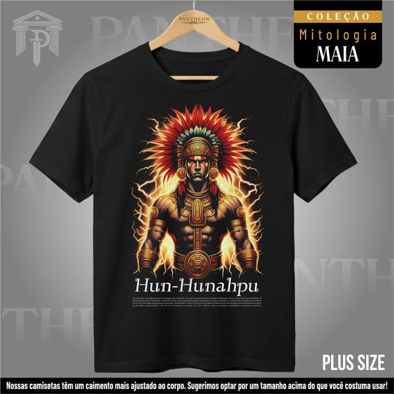 Plus Sixe Unissex - Deus Hun-Hunahpu (Mitologia Maia)